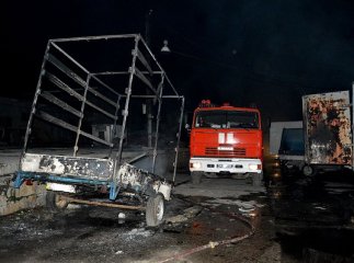 На Ужгородщині горів причіп з вугіллям