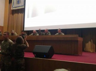Охоронці Дмитра Яроша тримали в руках автомати