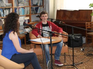 Гостем перших "Літературних гарадичів" став фронтмен відомого закарпатського гурту