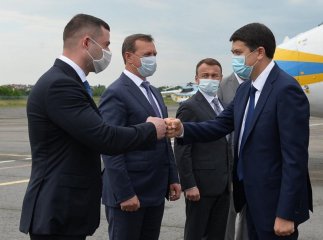Голова Верховної Ради України прилетів на Закарпаття