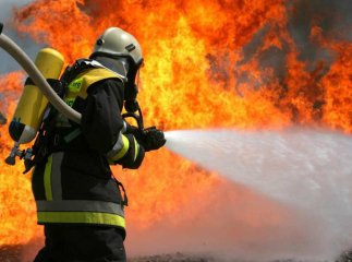 У Чинадієві вирувала пожежа