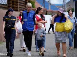 Рятуючись від війни, в область прибули родини з Дніпропетровщини