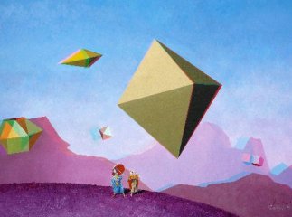 Мукачівські художники написали маслом першу у світі 3D картину Мукачівські художники написали маслом першу у світі 3D картину