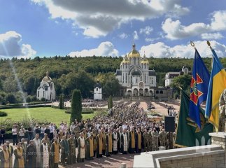 У Всеукраїнському військовому паломництві взяли участь родини загиблих воїнів 128 бригади