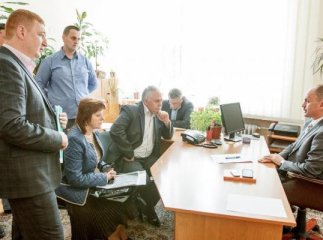 Сьогодні Василь Губаль поспілкувався з біженцями із зони АТО та представниками сільських громад