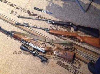 Поліція вилучила у закарпатця гвинтівки та карабін