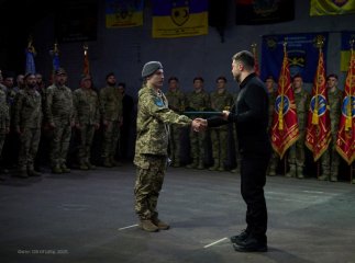 Офіцер 128-ї бригади отримав «Хрест бойових заслуг» від президента