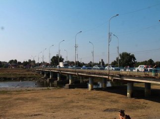 В районі монастиря у Мукачеві спостерігаються затори