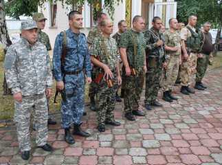 Обласних працівників ДАІ провели на службу в зону АТО