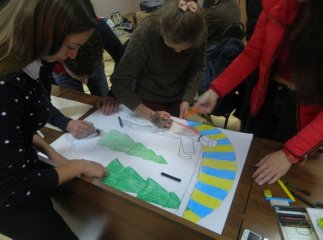 У Тячеві провели дитяче свято малюнку на асфальті "Україна очима дітей"