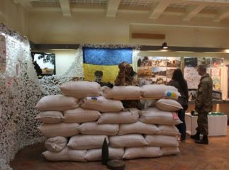 У приміщенні Закарпатської поліції облаштували блокпост