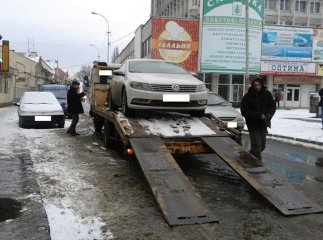 У центрі Ужгорода патрульні поліцейські евакуювали "оленя"
