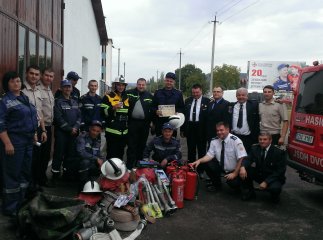 Чеські вогнеборці завітали у гості до іршавських рятувальників