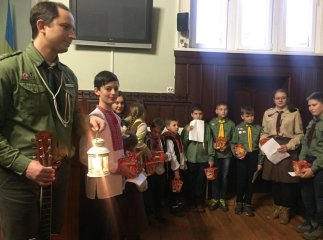 У Мукачево привезли Вифлеємський вогонь