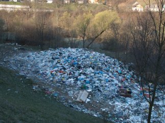 На Закарпатті дорогу до відомого джерела перетворили на сміттєзвалище