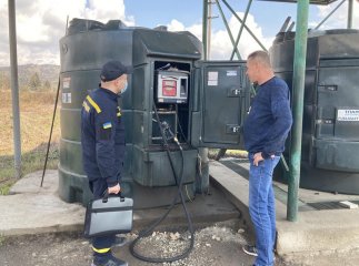 Рятувальники перевіряють, як на АЗС дбають про пожежну безпеку