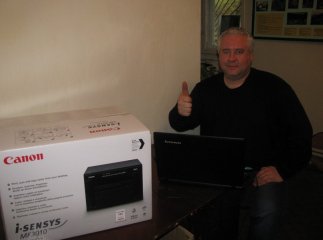 Народний депутат України Василь Петьовка подарував необхідну техніку Спілці учасників АТО Рахівщини