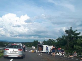 Смертельна аварія за участі маршрутки: оприлюднено відео з місця трагедії