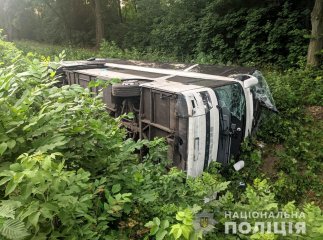 Перекинувся рейсовий автобус: серед пасажирів були закарпатці