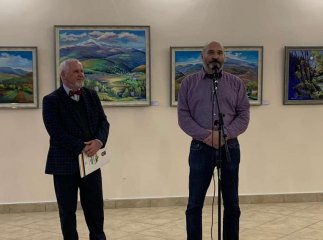 Відкрито персональну виставку робіт відомого закарпатського художника Івана Івановчика Відкрито персональну виставку робіт відомого закарпатського художника Івана Івановчика