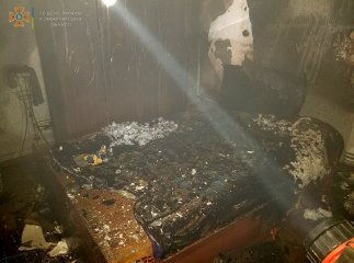 У Берегівському районі виникла пожежа