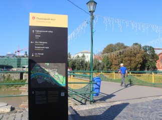 Інформаційні вказівники або Як туристу не заблукати в Ужгороді