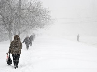 На Закарпаття знову суне негода. Попереджають про снігопади, буревії й ожеледицю
