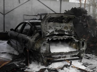 З’явилось відео з місця вибуху в Ужгороді