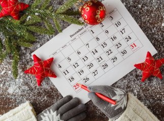 Вихідні на Різдво та Новий рік 2024