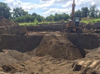 Патрульні та СБУ виявили незаконний видобуток гравію