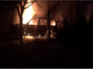 В Ужгороді підпалили 2 авто головного редактора "Зідо"