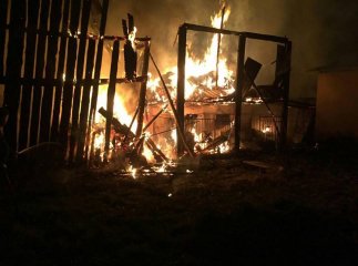 Вночі у селі Онок сталася масштабна пожежа