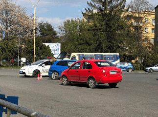 В Ужгороді на проспекті Свободи трапилась ДТП