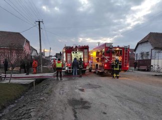 На Берегівщині вирувала пожежа