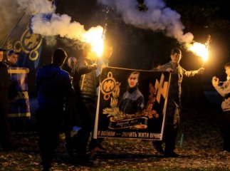 У Харкові відбувся марш у пам’ять про добровольця із Закарпаття, який загинув у зоні АТО