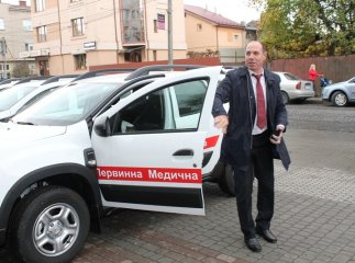 У Мукачево приїхала колона зі спецавтомобілів, яку очолив Ігор Бондаренко
