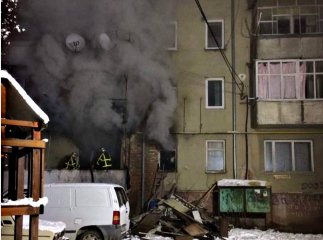 Пожежа у п’ятиповерхівці: з будинку евакуювали людей