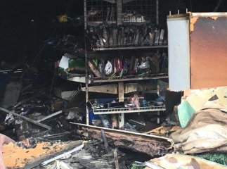 Пожежа в універмазі "Україна": що від нього залишилось