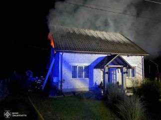У селі на Хустщині рано-вранці горів будинок