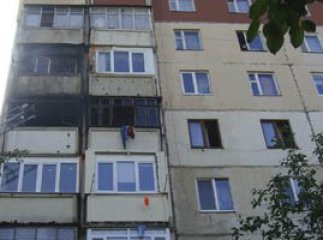 У Мукачеві по вулиці Росвигівській горіла дев’ятиповерхівка