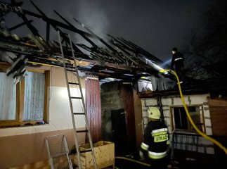 На Хустщині горіла сауна