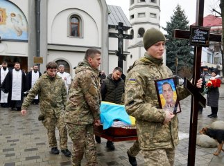 Мукачівці провели в останню путь хороброго захисника