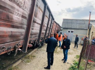 В Ужгороді з рейок зійшов вантажний потяг: перші подробиці
