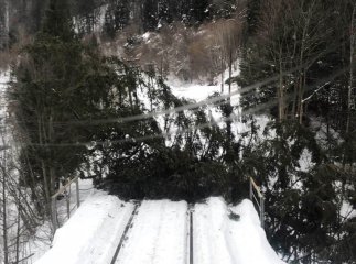 Поїзди "Київ-Рахів" та "Ужгород-Львів" затримуються через негоду