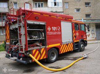 Вогнеборці розповіли про пожежу, яку гасили вчора в обласному центрі