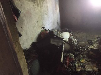 Під час пожежі ледь не згоріла дворічна дитина