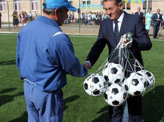 У Чопі відкрили новий спортивний майданчик