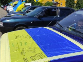У Мукачеві автопробігом відзначили 99 річницю створення 128-ої бригади