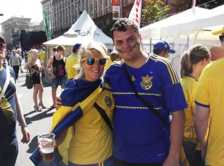 Мукачівці підтримували збірну України на "Олімпійському" (ФОТОРЕПОРТАЖ) 