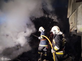 На Ужгородщині сьогодні вранці гасили пожежу